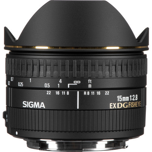 SIGMA 15mm f/2.8 EX FISHEYE 180° Sigma 15mm f/2.8 EX DG Fisheye Lens – DigitalRev Store