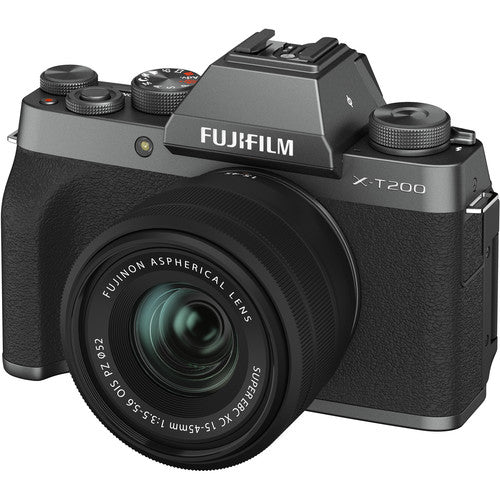 Fujifilm X-T200 Digital Camera with 15-45mm Lens – DigitalRev Store